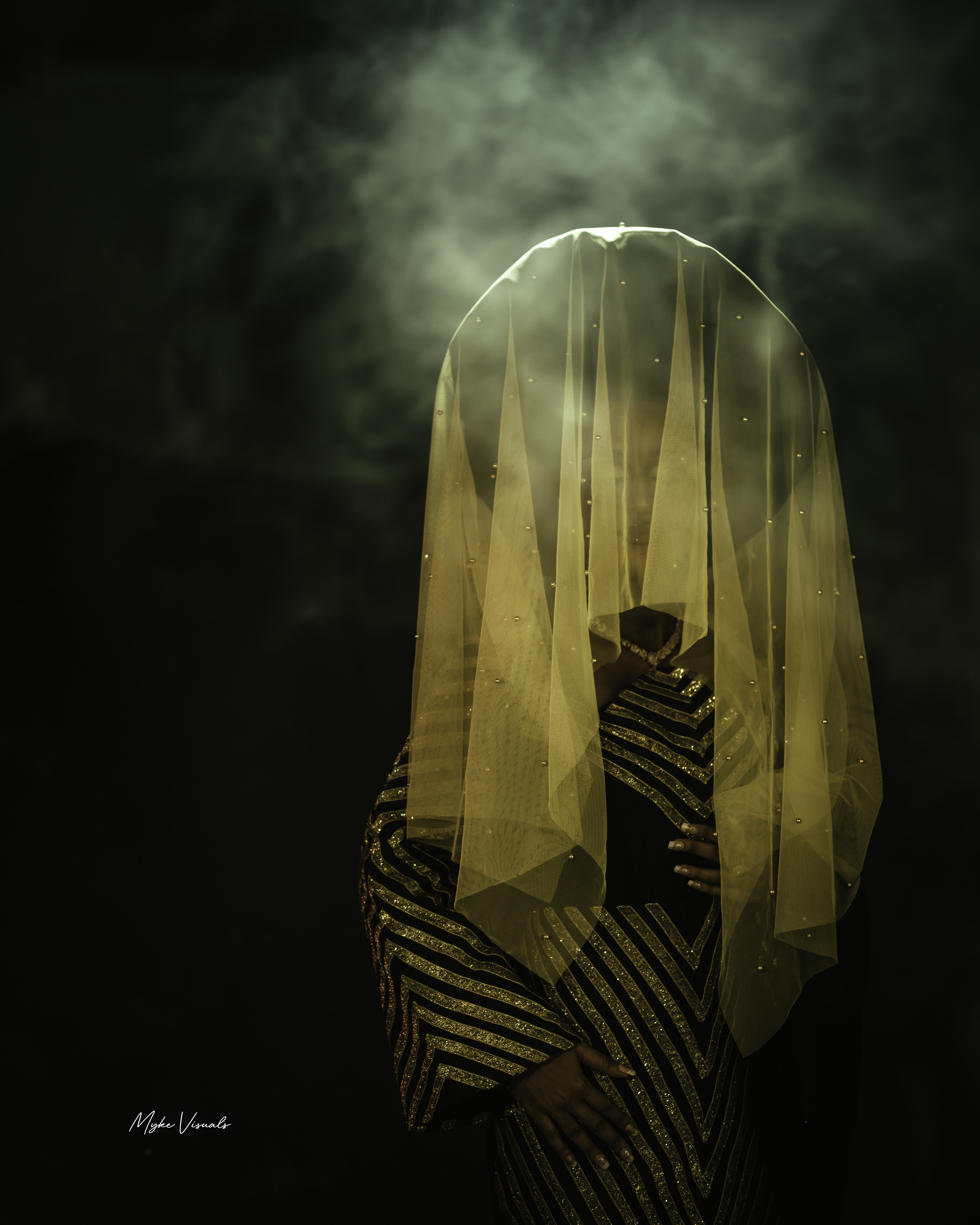 Wedding portrait close-up